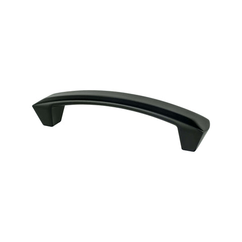 Laura 96mm CC Matte Black Pull - DecorHardware.com