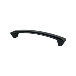 Laura 128mm CC Matte Black Pull - DecorHardware.com