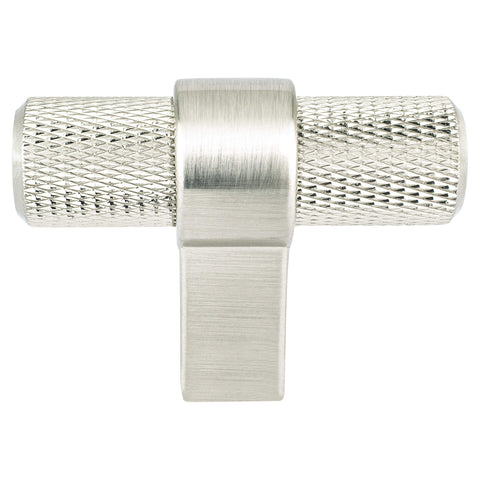 Radial Reign Brushed Nickel Knob - DecorHardware.com