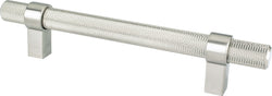 Radial Reign 128mm CC Brushed Nickel Pull - DecorHardware.com