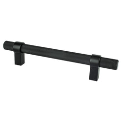 Radial Reign 128mm CC Matte Black Pull - DecorHardware.com