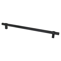 Radial Reign 12in. CC Matte Black Appliance Pull - DecorHardware.com
