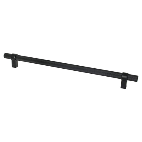 Radial Reign 12in. CC Matte Black Appliance Pull - DecorHardware.com
