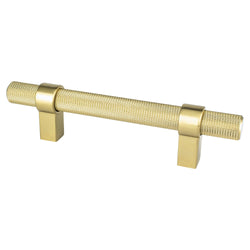 Radial Reign 96mm CC Modern Brushed Gold Pull - DecorHardware.com
