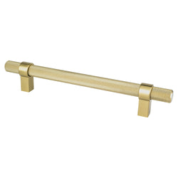 Radial Reign 160mm CC Modern Brushed Gold Pull - DecorHardware.com