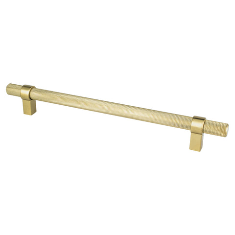 Radial Reign 224mm CC Modern Brushed Gold Pull - DecorHardware.com