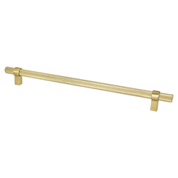 Radial Reign 12in. CC Modern Brushed Gold Appliance Pull - DecorHardware.com
