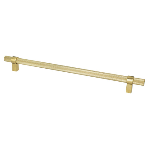 Radial Reign 12in. CC Modern Brushed Gold Appliance Pull - DecorHardware.com