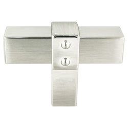 Rivet Rebel Brushed Nickel Knob - DecorHardware.com