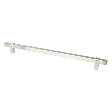 Rivet Rebel 12in. CC Brushed Nickel Appliance Pull - DecorHardware.com
