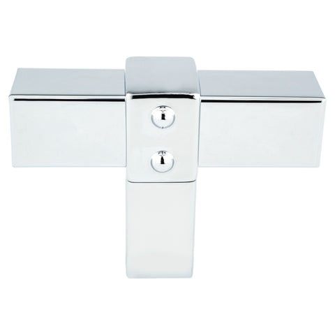 Rivet Rebel Polished Chrome Knob - DecorHardware.com