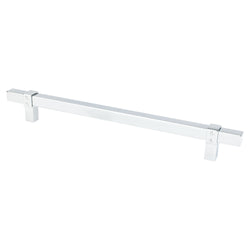 Rivet Rebel 224mm CC Polished Chrome Pull - DecorHardware.com