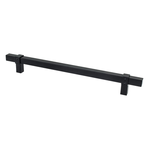 Rivet Rebel 224mm CC Matte Black Pull - DecorHardware.com