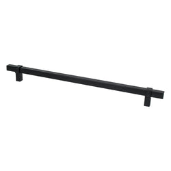 Rivet Rebel 12in. CC Matte Black Appliance Pull - DecorHardware.com