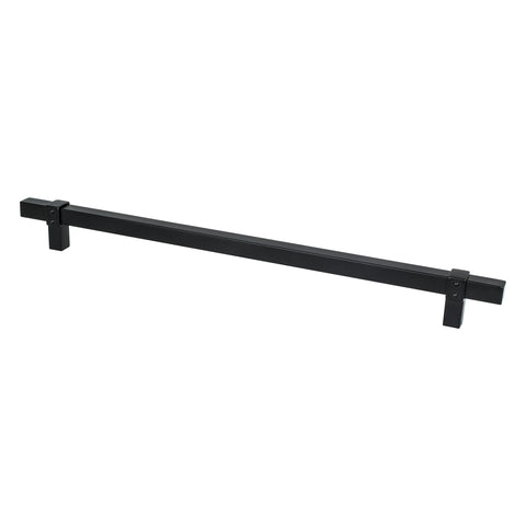 Rivet Rebel 12in. CC Matte Black Appliance Pull - DecorHardware.com