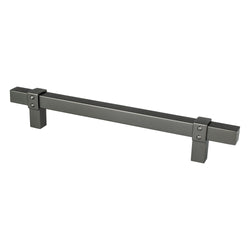 Rivet Rebel 160mm CC Slate Pull - DecorHardware.com