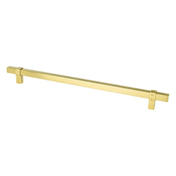Rivet Rebel 12in. CC Modern Brushed Gold Appliance Pull - DecorHardware.com