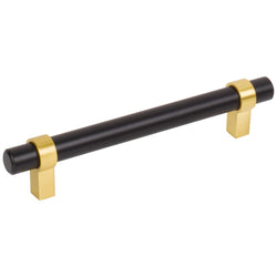 Key Grande 128 mm Pull (OA - 6-5/8" ) - Matte Black w/Brushed