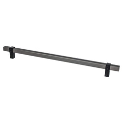 Rivet Rebel 12in. CC Slate Bar and Matte Black Posts Appliance - DecorHardware.com