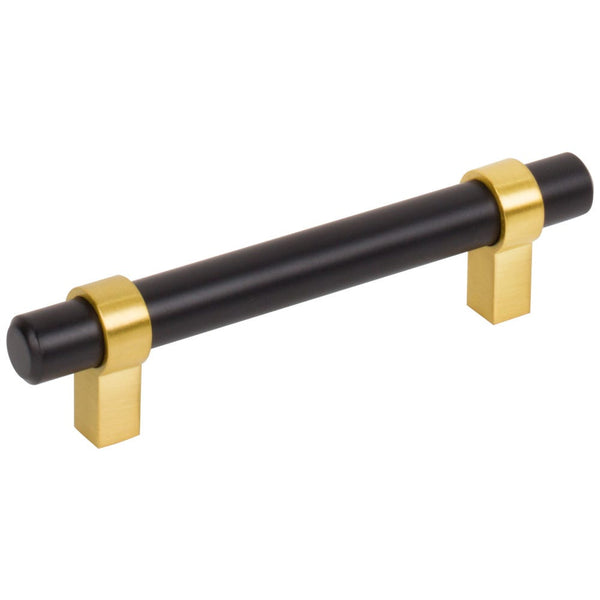 Key Grande 96 mm Pull (OA - 5-3/8" ) - Matte Black w/Brushed G