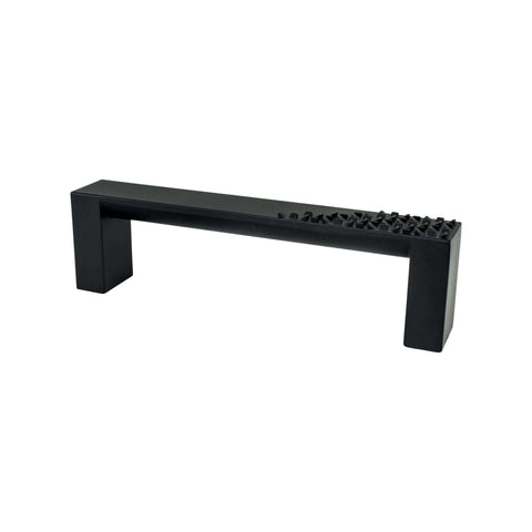 Roque 96mm CC Matte Black Pull - DecorHardware.com