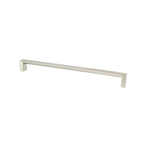 Roque 12 inch CC Brushed Nickel Appliance Pull - DecorHardware.com