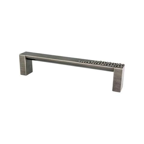 Roque 128mm CC Vintage Nickel Pull - DecorHardware.com