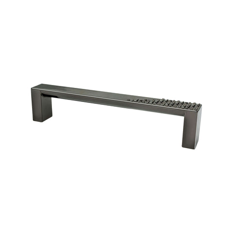 Roque 128mm CC Black Nickel Pull - DecorHardware.com