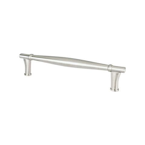 Dierdra 128mm CC Brushed Nickel Pull - DecorHardware.com