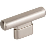 Holloway T-Knob 2 1/2" - Brushed Nickel - BRN