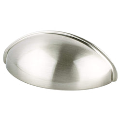 Transitional Adv Three 64mm Cup Pull (OL-3 3/16") Brushed Nick