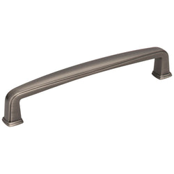 5-9/16" Overall Length Plain Square Cabinet Pull. Holes are 12 - DecorHardware.com