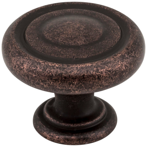 1-1/4" Diameter Button Cabinet Knob. Packaged with one 8-32 x - DecorHardware.com