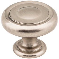 1-1/4" Diameter Button Cabinet Knob. Packaged with one 8-32 x - DecorHardware.com