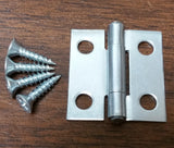 1" X 1" Utility Hinge - Zinc Plated Steel - Bulk Pack - (PAIR)