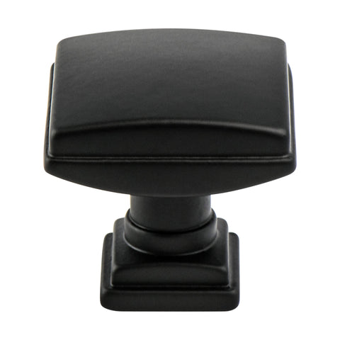 Tailored Traditional  Knob Matte Black