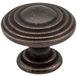 1-1/4" Diameter Ring Cabinet Knob. Packaged with one 8-32 x 1" - DecorHardware.com