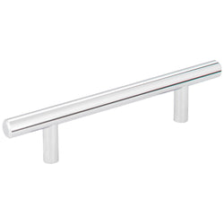 96 MM (6-1/8") Overall Length 7/16" Diameter Steel Cabinet Bar - DecorHardware.com
