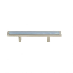 Spa Blue Pull 3 Inch (c-c) - Brushed Nickel - BLU