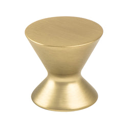 Domestic Bliss 1 3/16" Knob Modern Brushed Gold