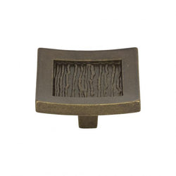 Primitive Square Knob 1 1/2 Inch - Burnished Bronze - BB