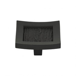 Primitive Square Knob 1 1/2 Inch - Matte Black - BL