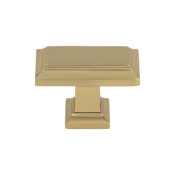 Sutton Place Rectangle Knob 1 7/16 Inch - Champagne - CM