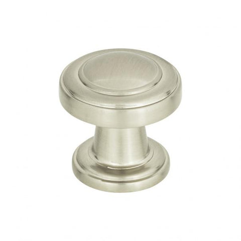 Bronte Knob 1 1/8 Inch - Brushed Nickel - BRN