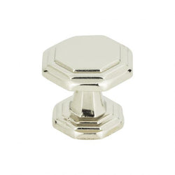 Dickinson Octagon Knob 1 1/4 Inch - Polished Nickel - PN