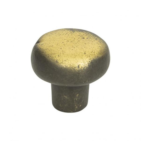 Distressed Round Knob 1 3/8 Inch - Antique Bronze - ABZ