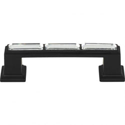 Legacy Crystal Pull 3 Inch (c-c) - Matte Black - BL