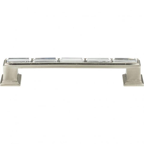 Legacy Crystal Pull 5 1/16 Inch (c-c) - Brushed Nickel - BRN