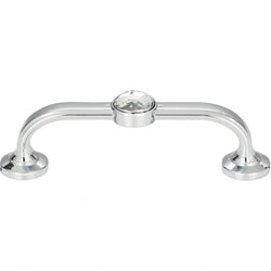 Legacy Crystal Bracelet Pull 3 Inch (c-c) - Polished Chrome -