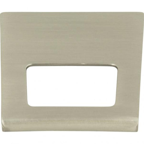 Mid Century Tab Pull 1 1/4 Inch (c-c) - Brushed Nickel - BRN